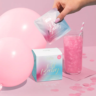 Art of Sucre Glitter Bomb Para Chá Revelação Surpresa - Baby Girl - Perfeito para Chás Revelação